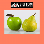 image of an apple and pear