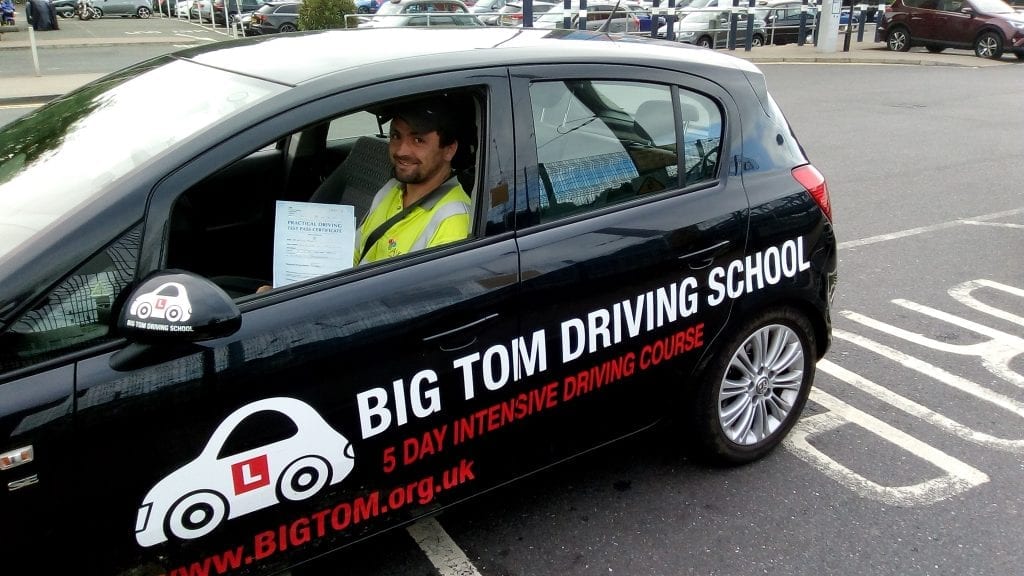 Life changing driving test pass Big Tom Intensive Driving School