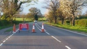 road closed