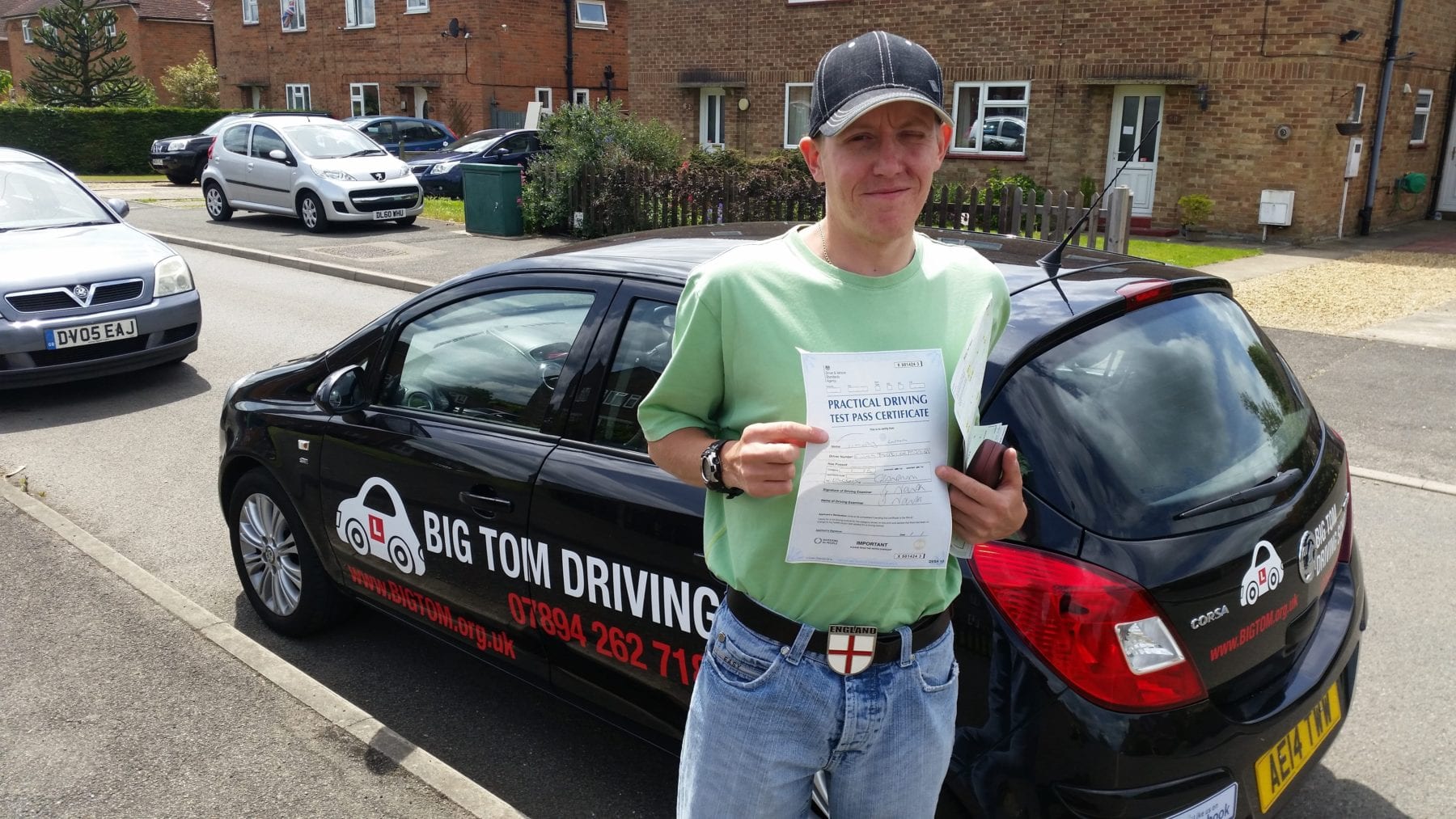 Tim bucks the “driving test fail” trend